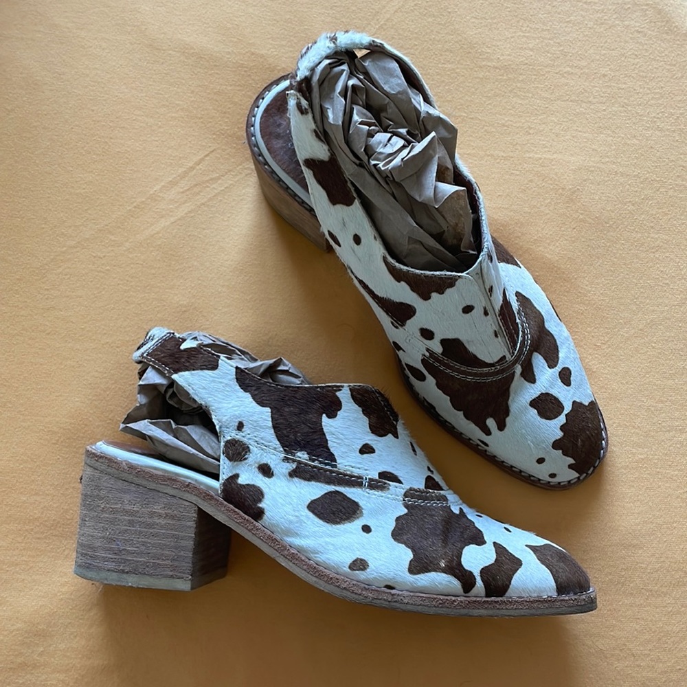 Jeffrey Campbell sling back mules